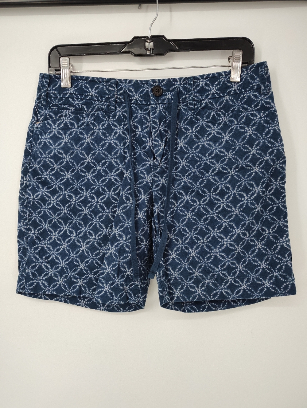 Ralph Lauren Lauren Jeans Co. Blue and White Cotton Shorts Women's 4